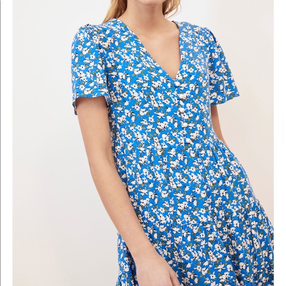 Floral Print Mini Dress - Picture 4 of 5